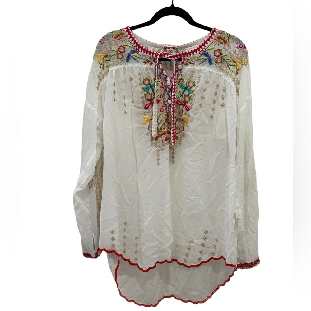 JWLA Johnny Was Dragonfly
Embroided Top Size Medium NWT - Picture 3 of 9